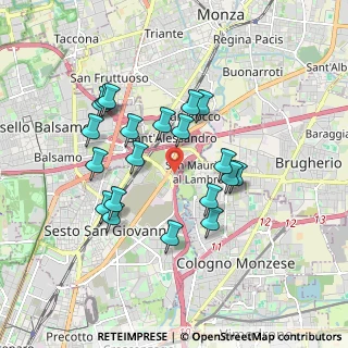 Mappa Via Friuli, 20099 Sesto San Giovanni MI, Italia (1.6545)