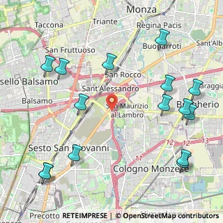 Mappa Via Friuli, 20099 Sesto San Giovanni MI, Italia (2.73933)