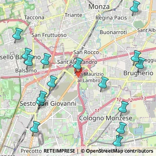 Mappa Via Friuli, 20099 Sesto San Giovanni MI, Italia (2.95875)