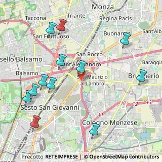 Mappa Via Friuli, 20099 Sesto San Giovanni MI, Italia (2.48833)