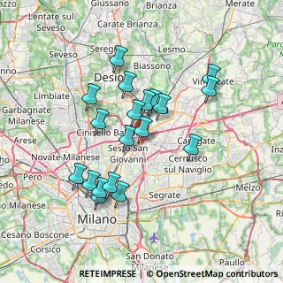 Mappa Via Friuli, 20099 Sesto San Giovanni MI, Italia (6.48105)
