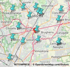 Mappa Via Martiri della Libertà, 20093 Cologno Monzese MI, Italia (4.81706)