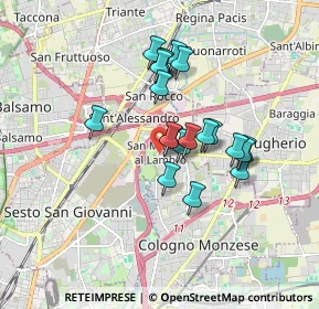 Mappa Via Martiri della Libertà, 20093 Cologno Monzese MI, Italia (1.389)