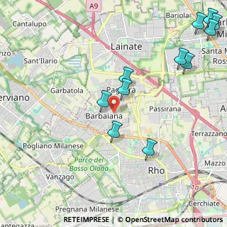 Mappa Via L. Meraviglia, 20020 Lainate MI, Italia (2.66727)