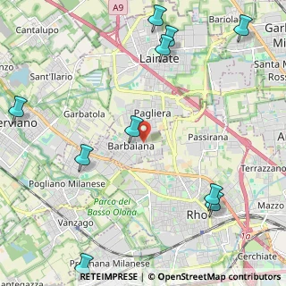 Mappa Via L. Meraviglia, 20020 Lainate MI, Italia (3.08364)