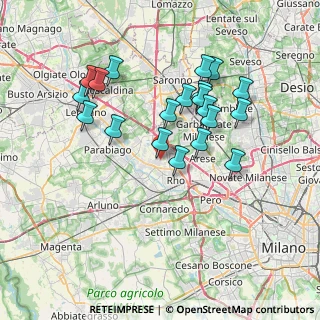 Mappa Via L. Meraviglia, 20020 Lainate MI, Italia (6.8695)