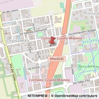 Mappa Via A. Dante, 51, 20032 Cormano, Milano (Lombardia)