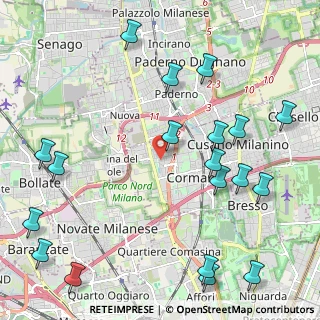 Mappa Via Dante, 20032 Cormano MI, Italia (2.79105)