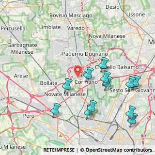 Mappa Via Dante, 20032 Cormano MI, Italia (4.54417)