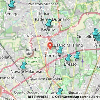 Mappa Via Edison, 20032 Cormano MI, Italia (3.125)