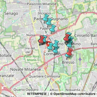 Mappa Via Edison, 20032 Cormano MI, Italia (1.2995)