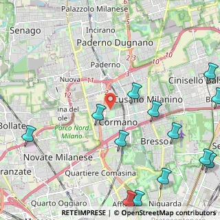 Mappa Via Edison, 20032 Cormano MI, Italia (3.07462)