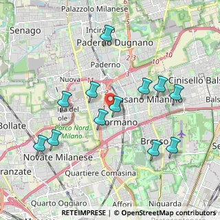 Mappa Via Edison, 20032 Cormano MI, Italia (1.99083)