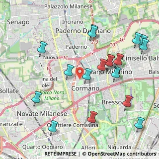 Mappa Via Edison, 20032 Cormano MI, Italia (2.37167)