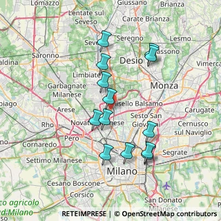 Mappa Via Edison, 20032 Cormano MI, Italia (6.84692)