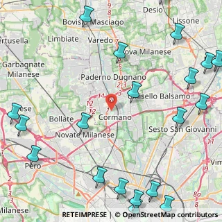 Mappa Via Edison, 20032 Cormano MI, Italia (6.721)