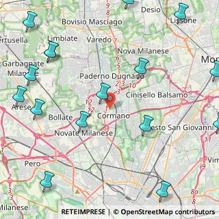 Mappa Via Edison, 20032 Cormano MI, Italia (6.32875)