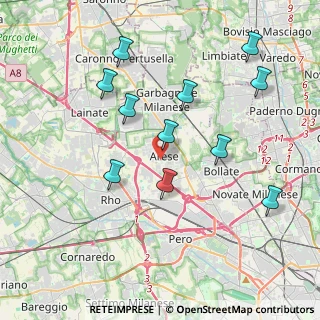 Mappa Via Sant'Anna, 20020 Arese MI, Italia (3.97364)