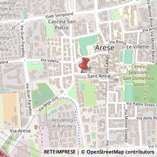 Mappa Via Sant'Anna, 26A, 20020 Arese, Milano (Lombardia)