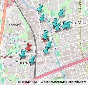Mappa Via Cardinale Ferrari, 20095 Cusano Milanino MI, Italia (0.4035)