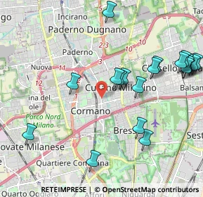Mappa Via Cardinale Ferrari, 20095 Cusano Milanino MI, Italia (2.41)