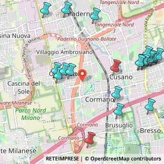 Mappa Via Adda, 20032 Cormano MI, Italia (1.3965)