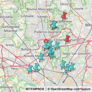 Mappa Via Adda, 20032 Cormano MI, Italia (3.786)
