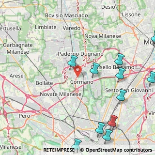 Mappa Via Adda, 20032 Cormano MI, Italia (5.87636)