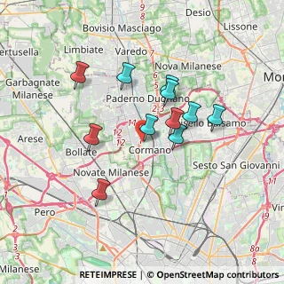 Mappa Via Adda, 20032 Cormano MI, Italia (2.96273)