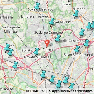 Mappa Via Adda, 20032 Cormano MI, Italia (6.7555)