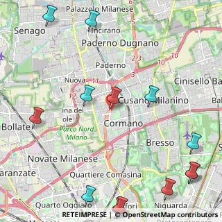 Mappa Via Adda, 20032 Cormano MI, Italia (3.14692)
