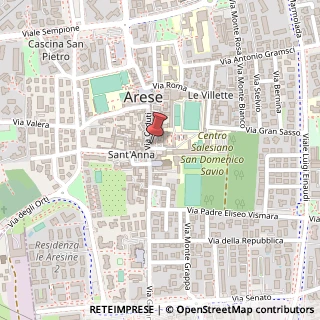 Mappa Via Caduti, 6, 20044 Arese, Milano (Lombardia)