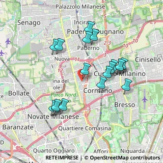 Mappa Via A. Dante, 20032 Cormano MI, Italia (1.82611)