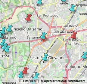 Mappa Viale Fulvio Testi, 20099 Milano MI, Italia (3.334)