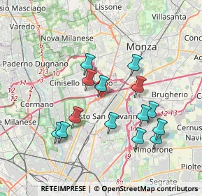 Mappa Viale Fulvio Testi, 20099 Milano MI, Italia (3.46286)