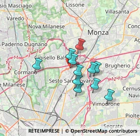 Mappa Viale Fulvio Testi, 20099 Milano MI, Italia (2.55364)