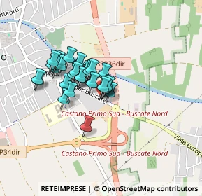 Mappa Via Pietro Maroncelli, 20022 Castano Primo MI, Italia (0.28333)