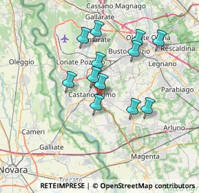 Mappa Via Pietro Maroncelli, 20022 Castano Primo MI, Italia (5.97417)