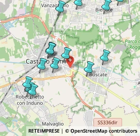 Mappa Via Pietro Maroncelli, 20022 Castano Primo MI, Italia (2.15667)