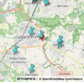 Mappa Via Pietro Maroncelli, 20022 Castano Primo MI, Italia (2.52091)