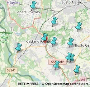 Mappa Via Pietro Maroncelli, 20022 Castano Primo MI, Italia (4.46818)