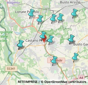 Mappa Via Pietro Maroncelli, 20022 Castano Primo MI, Italia (4.07308)