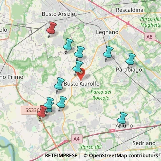 Mappa 20020 Busto Garolfo MI, Italia (4.15667)
