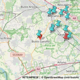 Mappa 20020 Busto Garolfo MI, Italia (5.08846)