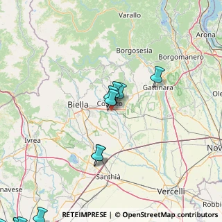 Mappa Via Colombera, 13836 Cossato BI, Italia (28.44643)