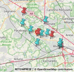 Mappa Via Rho, 20014 Lainate MI, Italia (3.08417)