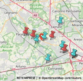 Mappa Via Rho, 20014 Lainate MI, Italia (3.85846)