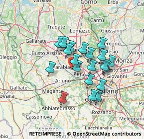 Mappa Via Rho, 20014 Lainate MI, Italia (10.662)