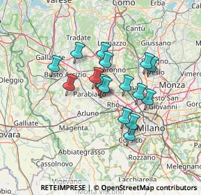 Mappa Via Rho, 20014 Lainate MI, Italia (10.52625)