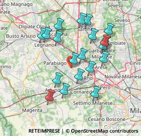 Mappa Via Rho, 20014 Lainate MI, Italia (6.887)